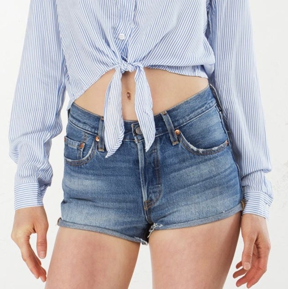 Levi's 501 Jean Shorts Size 29 - Picture 8 of 8